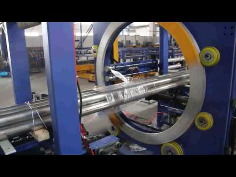 Automatic Orbital Horizontal Film Wrapping Machine for Stainless Steel Tube