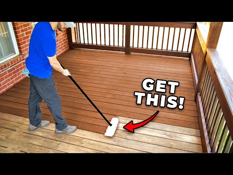 Re-Stain a Deck the Easy Way!