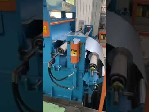 Metal coils slitting line 2*1300mm trail test