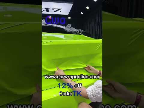 Apple Green Car Vinyl Wrap From Carwraponline