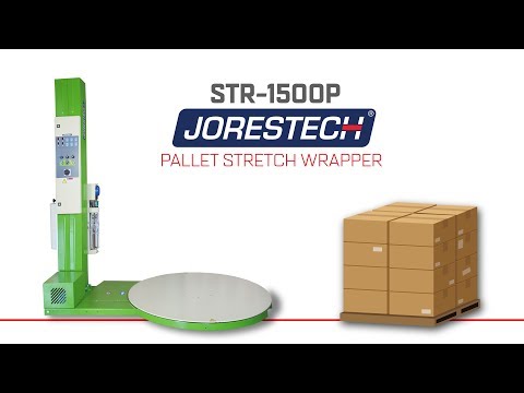 PALLET STRETCH WRAPPER | Automatic Turntable Pallet Stretch Wrapper STR-1500P by JORESTECH®