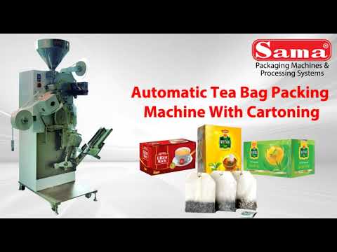 Tea Bags Machine With Cartoning