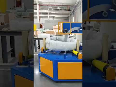 Little horizontal wrapping machine for tubes, and cables,#shorts #shrinkwrap #shortsvideo #pe