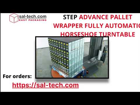 ADVANCE PALLET WRAPPER FULLY AUTOMATIC HORSESHOE TURNTABLE