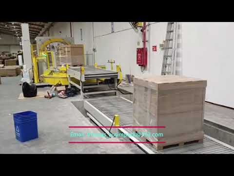 Customized IKEA Inddor/Outdoors Furniture Wrapping Machine IKEA Pallet Orbital Wrapping Line