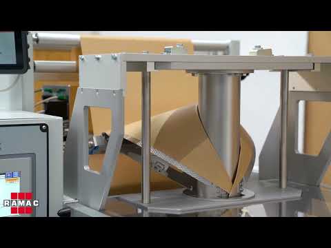 Packaging machine for paper bag