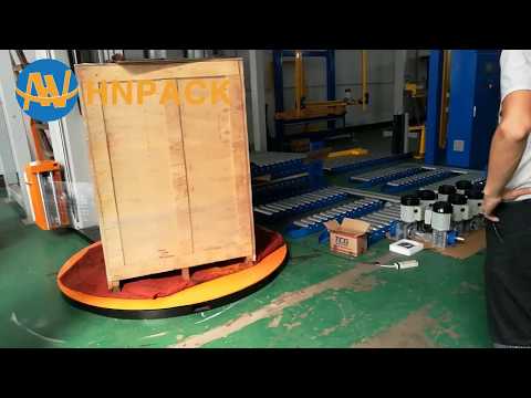 Hennopack pallet wrap manufacturer stretch wrapper with top plate