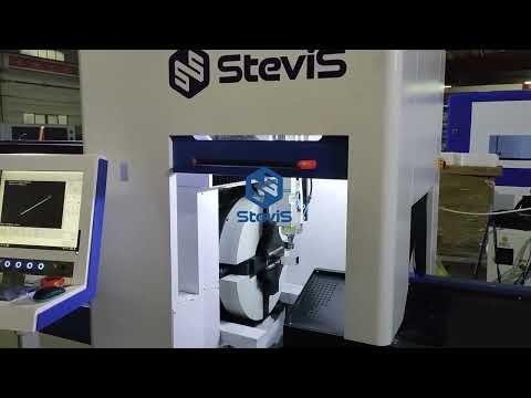 [SteviS Laser] Universal metal tube laser cutting machine with fully automatic bundle loading system