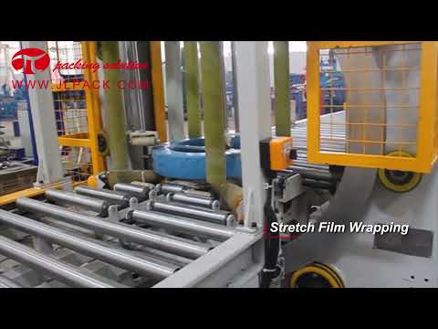 Plastic Pipe coil Packing Machine High Efficiency Automotic With Stacking Labeling System