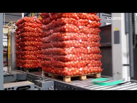 Automatic palletizing line