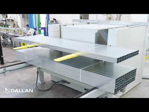 Roll forming machine for drywall sheet metal profiles with in-line packaging system