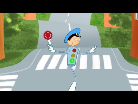 Kinderlieder - ein lustiges Lied für Kinder über die Ampel.