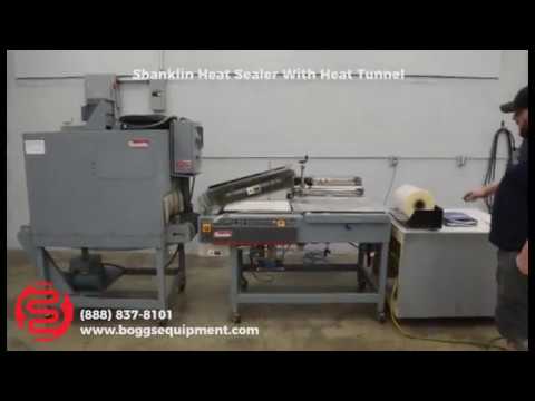 2001 Shanklin S-26 Semi-Automatic Shrink Wrap System