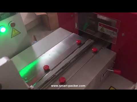 Candy bag pouch flow horizontal type film wrapping sealing packing machine testing video