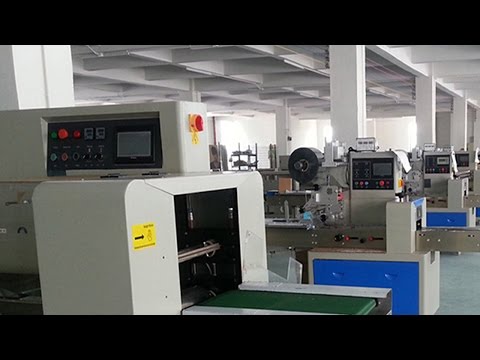 Horizontal packing machine pillow type hardware nails handles faucet packaging machinery tested run