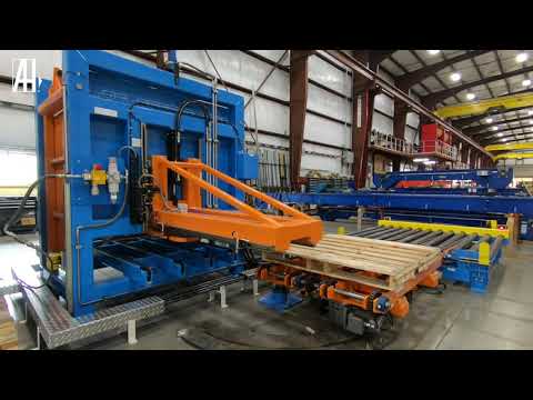 Automatic Pallet Stacking Conveyor | Pallet Stacker / Destacker