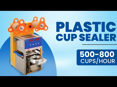 Plastic Cup Sealer Machine | Boba bubble Tea Juice Packing Machine | Raita Packing Karachi Pakistan