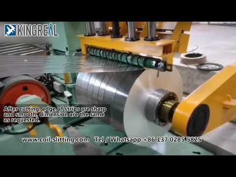 KINGREAL High Precision Coil Slitting Machine, Steel Slitting Line, Silicon Coil Slitting Line