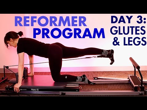 14 Day Pilates Reformer Workout Challenge | Day 3 | LEGS, GLUTES &amp; THIGHS