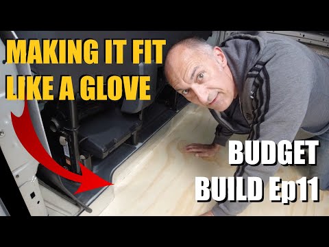 How to Template and Scribe a New Floor - Budget Van Build Ep 11