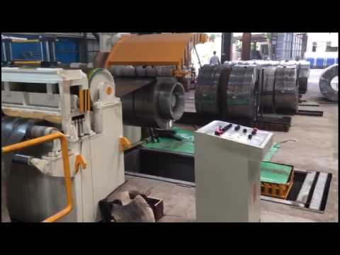 China steel Coil HJ-S850MM Slitting Line Machine（0.3-3 MM,120 M/Min)