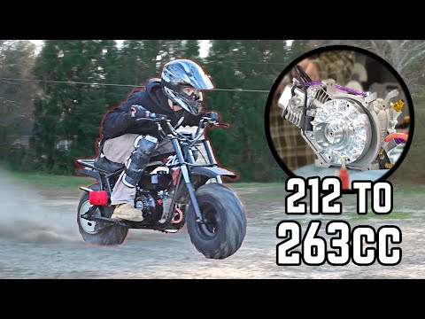 World’s Fastest Off Road Mini Bike Build + RIP | 30HP Big Bore Tillotson!