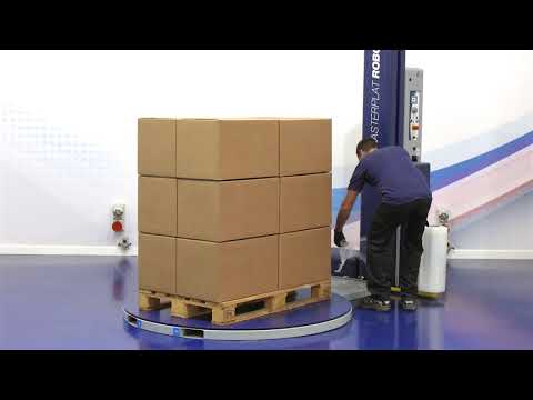 Robopac Masterplat Plus Semi Auto Stretch Wrapping Machine