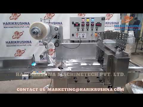 Automatic Horizontal Flow Wrapping Machine | Harikrushna Machines Pvt. Ltd.