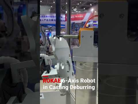 ROKAE 6-Axis Industrial Robot in Casting Deburring #industrial #robot #technology #automotive