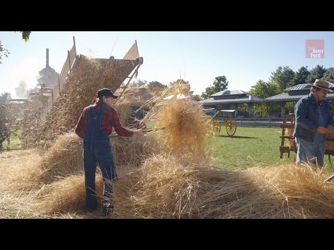 How Farmers Harvested and Threshed Wheat in the 1880s