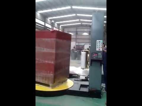 Automatic pallet stretch wrapping machine with scale exported to Australia