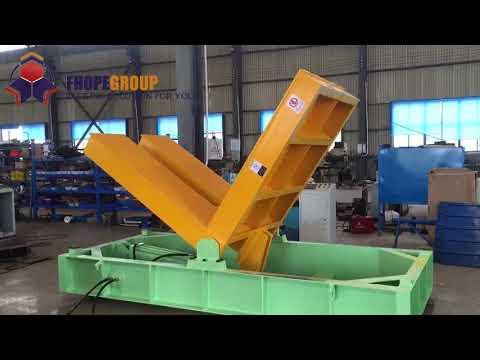 Hydraulic upender and tiler for spool, drum, and steel coil | FHOPE