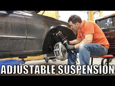 I’m Turning My Turbo Diesel Mercedes Into A Handling Machine! Fully Adjustable Coilover Suspension!