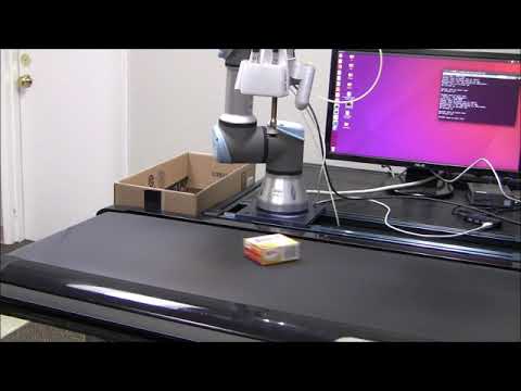 Visually Guided Robot with Arm mounted Camera Picks Boxes from a Conveyor Visual Robotics