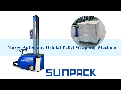 New Design Battery-Powered Automatic Orbital Wrapping Robot Pallet Wrapper Machine