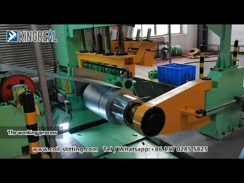 KINGREAL Steel Coil Slitting Machine With PU Panel, Slitter Line Machine, Sheet Slitting Line