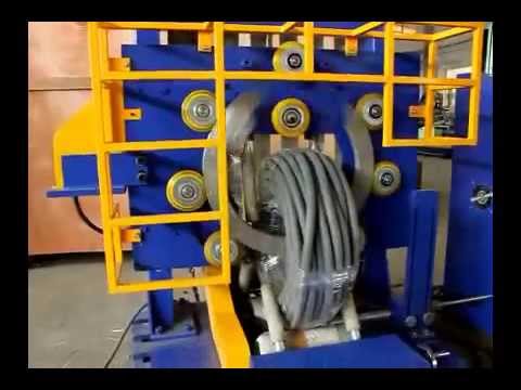 corrugated hose coil packing machine,pipe packing machine