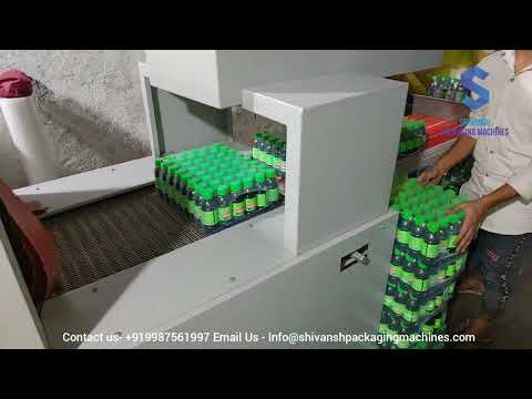 Semi Automatic Phenyl Pet Bottle Shrink Wrapping Machine