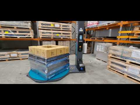 How fast is A pallet wrapping machine? - Semi auto pallet wrapper speed 50cm height return ON.