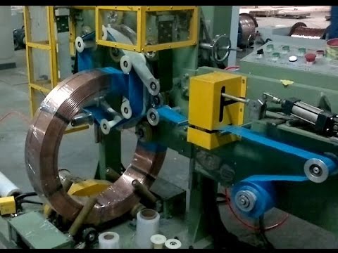 Wire wrapping machine and copper packing machine