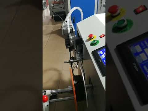 Automatic cable winding machine with auto stop while reach fixed meter