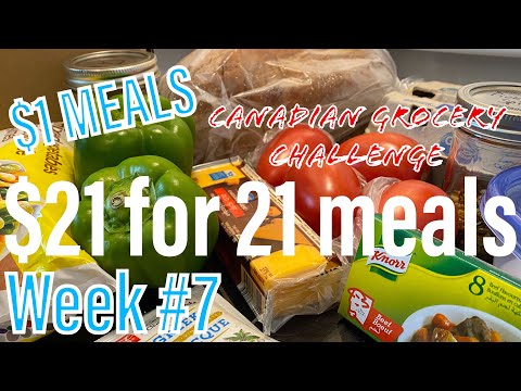 $21 A Week Grocery Challenge #7 - Finally a Produce Box!!