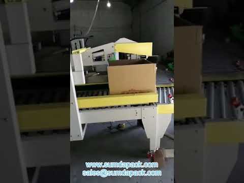 Semi automatic carton packing line