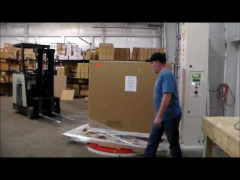 Wrapping Large Pallets with the 2000B Stretch Wrapper