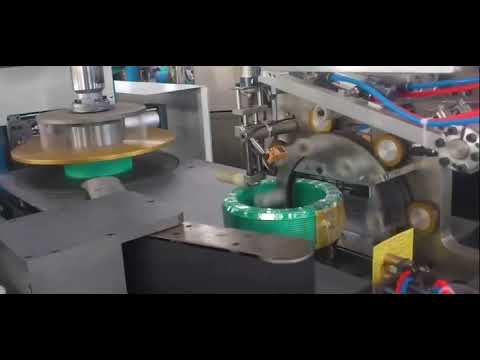 Auto Cable Coiling and Wrapping Machine