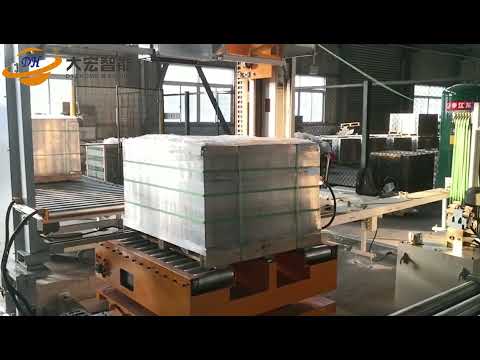 Fully automatic pallet strapping machine for PET PP