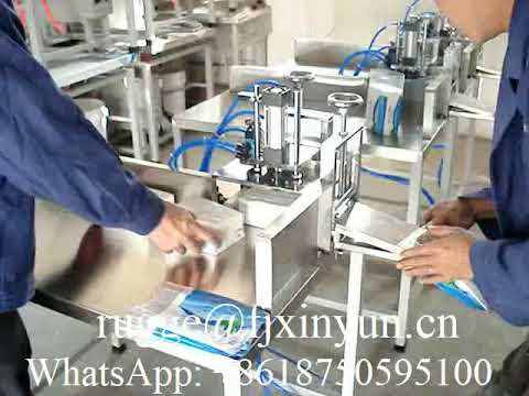 Low price manual tissue paper bagging machine