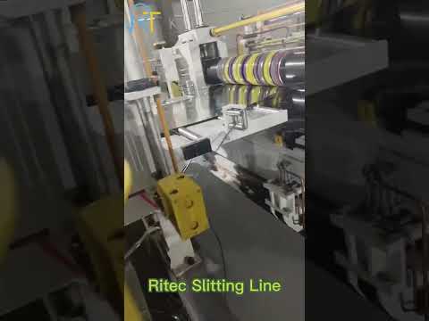 Ritec Metal Coil Slitting Line in Customer Site