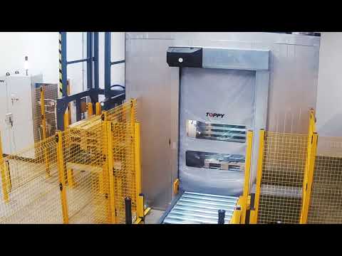 Pallet changer - TOPPY MASTER INVERTER logy with de-dusting cabin (drums in entrance)