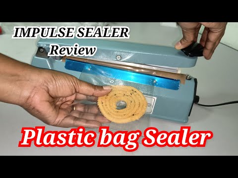 DEMO for Impulse Sealer Machine/How to use plastic bag sealer at home